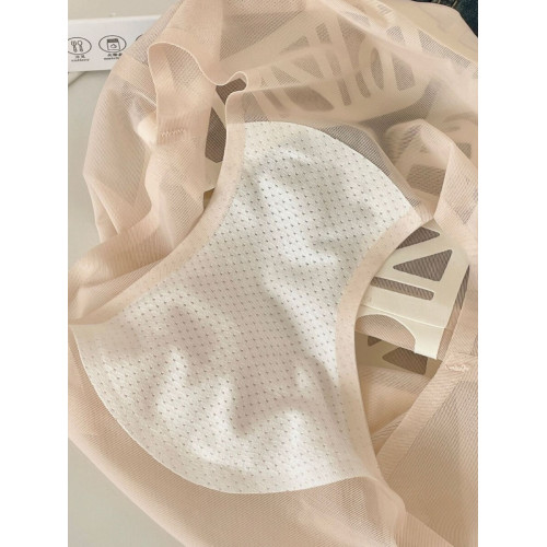 超薄空氣裸感冰絲面膜內褲女中高腰速乾無痕網紗半透明包臀三角褲 超薄空氣裸感冰絲面膜內褲女中高腰速乾無痕網紗半透明包臀三角褲