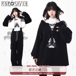 pinksavior【反叛甜心】短皮草外套設計感上衣長褲冬季女顯瘦