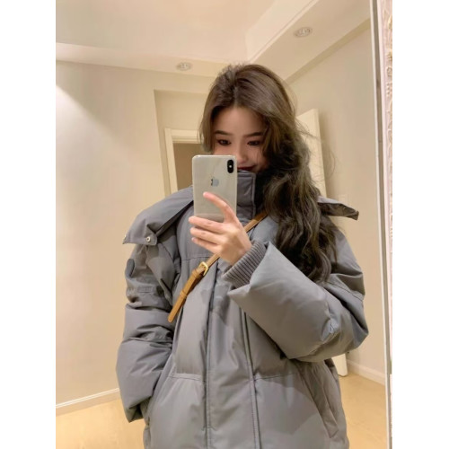 特大碼2-300斤冬季羽絨棉服短款女連帽寬松麵包加厚外套棉襖棉衣 特大碼2-300斤冬季羽絨棉服短款女連帽寬松麵包加厚外套棉襖棉衣