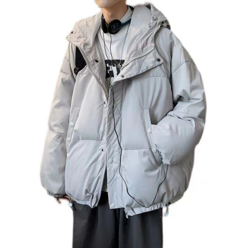 2025新款韓版冬季外套加厚保暖潮牌寬松麵包服男休閒立領羽絨服男 2025新款韓版冬季外套加厚保暖潮牌寬松麵包服男休閒立領羽絨服男