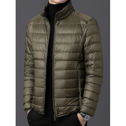 超薄羽絨棉服男輕薄冬季保暖防寒外套羽絨內膽戶外運動輕便夾克服 超薄羽絨棉服男輕薄冬季保暖防寒外套羽絨內膽戶外運動輕便夾克服