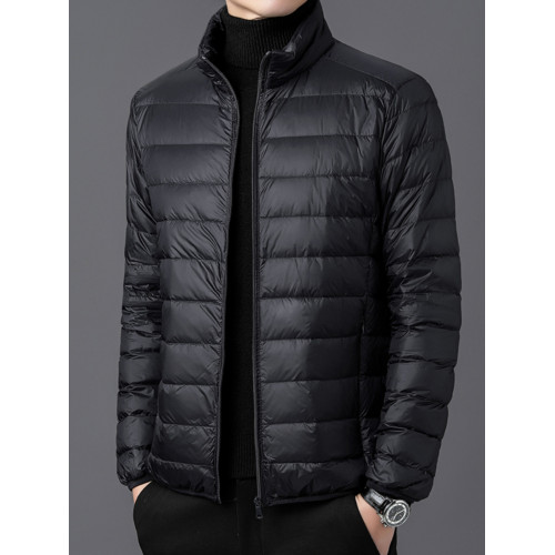 超薄羽絨棉服男輕薄冬季保暖防寒外套羽絨內膽戶外運動輕便夾克服 超薄羽絨棉服男輕薄冬季保暖防寒外套羽絨內膽戶外運動輕便夾克服