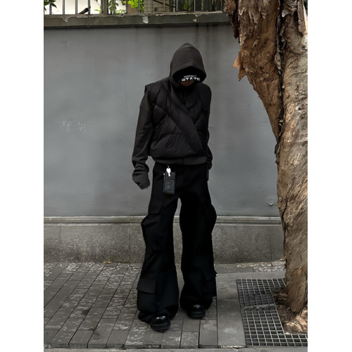 cleanfit短款羽絨棉馬甲男款冬季加厚保暖棉服外套設計感無袖坎肩 cleanfit短款羽絨棉馬甲男款冬季加厚保暖棉服外套設計感無袖坎肩