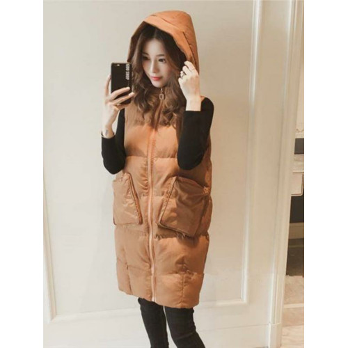 羽絨馬甲女中長款秋冬裝新款坎肩韓版加厚背心大碼外套馬夾潮時髦 羽絨馬甲女中長款秋冬裝新款坎肩韓版加厚背心大碼外套馬夾潮時髦