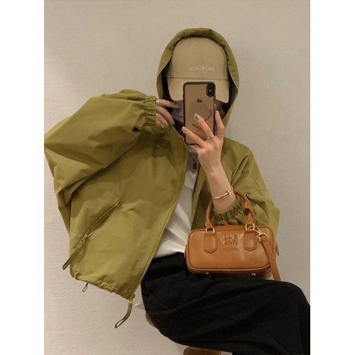 高級感沖鋒衣外套女2025春秋新款寬松小個子短款百搭休閒夾克上衣 高級感沖鋒衣外套女2025春秋新款寬松小個子短款百搭休閒夾克上衣