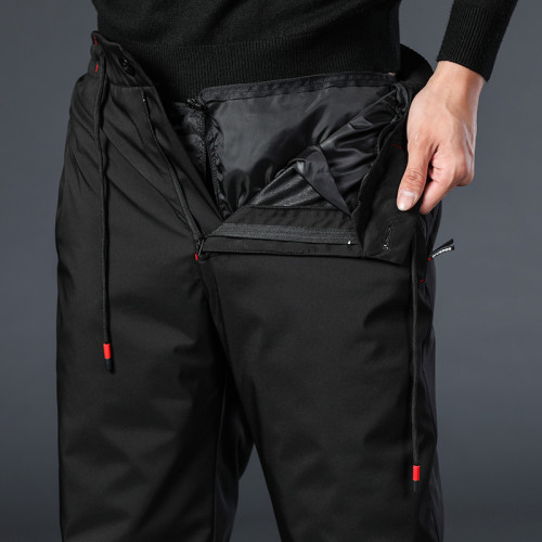 男士外穿可脫卸羽絨褲修身加厚大碼松緊高腰東北保暖防風鴨絨褲冬 男士外穿可脫卸羽絨褲修身加厚大碼松緊高腰東北保暖防風鴨絨褲冬