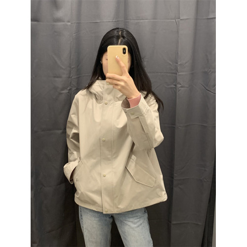 春秋新款時尚休閒百搭登山服夾克寬松連帽防水外套女上衣mf465467 春秋新款時尚休閒百搭登山服夾克寬松連帽防水外套女上衣mf465467