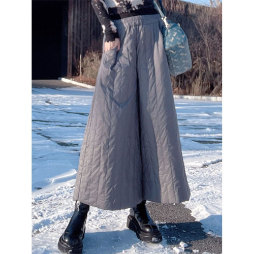 歐貨網紅爆款八九分今年流行裙褲潮2024冬季新款女士羽絨棉褲外穿 歐貨網紅爆款八九分今年流行裙褲潮2024冬季新款女士羽絨棉褲外穿