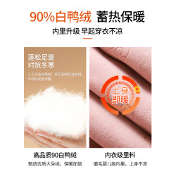 加厚防水羽絨褲女外穿冬2025新款東北零下40度寬松直筒哈爾濱棉褲