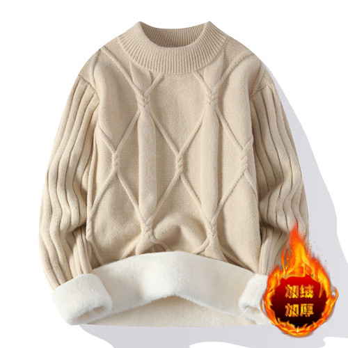 東北零下40度毛衣女秋冬季2025新款慵懶風加絨加厚保暖內搭打底衫 東北零下40度毛衣女秋冬季2025新款慵懶風加絨加厚保暖內搭打底衫