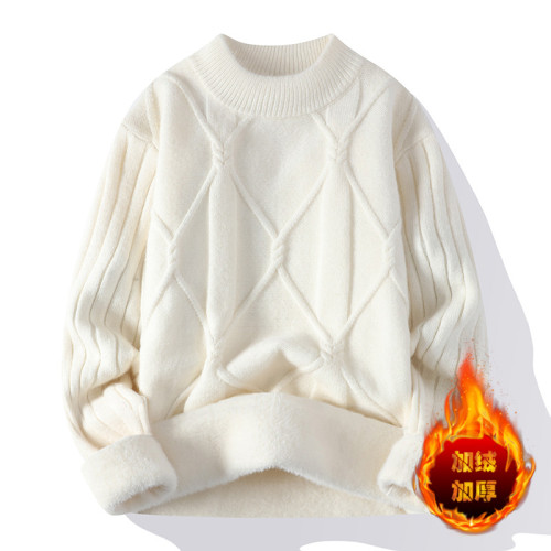 東北零下40度毛衣女秋冬季2025新款慵懶風加絨加厚保暖內搭打底衫 東北零下40度毛衣女秋冬季2025新款慵懶風加絨加厚保暖內搭打底衫