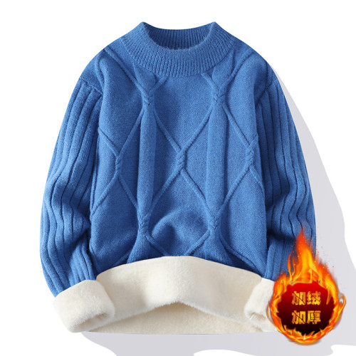 東北零下40度毛衣女秋冬季2025新款慵懶風加絨加厚保暖內搭打底衫 東北零下40度毛衣女秋冬季2025新款慵懶風加絨加厚保暖內搭打底衫