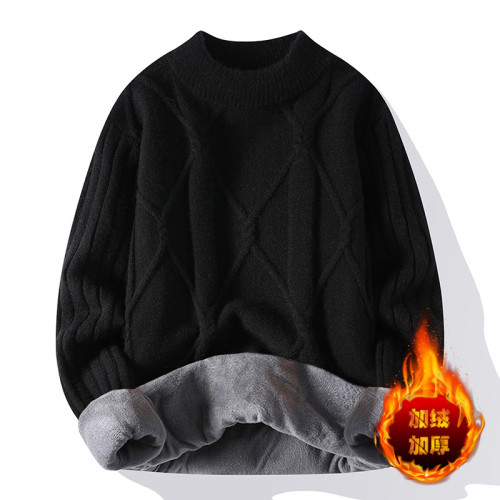 東北零下40度毛衣女秋冬季2025新款慵懶風加絨加厚保暖內搭打底衫 東北零下40度毛衣女秋冬季2025新款慵懶風加絨加厚保暖內搭打底衫