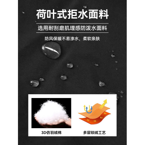稻草人羽絨棉服男2025冬季新款純色連帽棉服男士百搭情侶大碼棉衣 稻草人羽絨棉服男2025冬季新款純色連帽棉服男士百搭情侶大碼棉衣