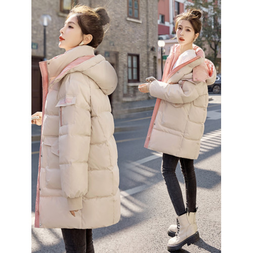 羽絨服女中長款2025年冬季新款小個子寬松時尚加厚刺綉大襖外套潮 羽絨服女中長款2025年冬季新款小個子寬松時尚加厚刺綉大襖外套潮