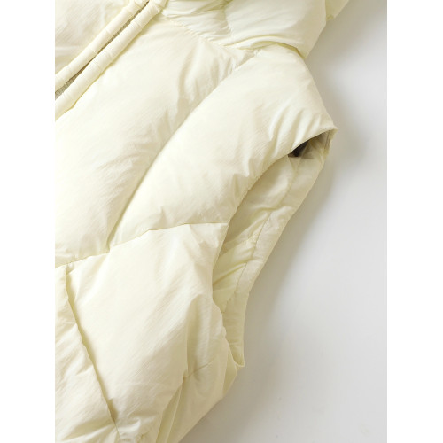 簡約休閒90白鴨絨羽絨馬甲連帽立領保暖外穿百搭輕羽絨馬夾女 簡約休閒90白鴨絨羽絨馬甲連帽立領保暖外穿百搭輕羽絨馬夾女