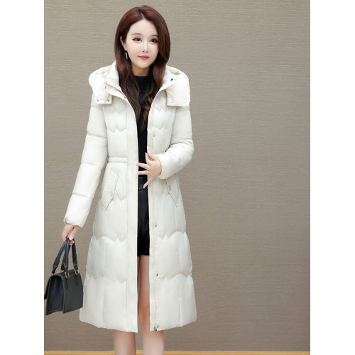 鴨鴨羽絨服女中長款2025冬季時尚過膝修身白鴨絨加厚保暖媽媽外套 鴨鴨羽絨服女中長款2025冬季時尚過膝修身白鴨絨加厚保暖媽媽外套