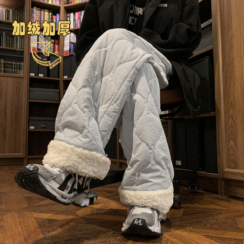 真維斯2025新款東北羽絨棉褲女冬季保暖加絨加厚羊羔毛外穿褲子 真維斯2025新款東北羽絨棉褲女冬季保暖加絨加厚羊羔毛外穿褲子