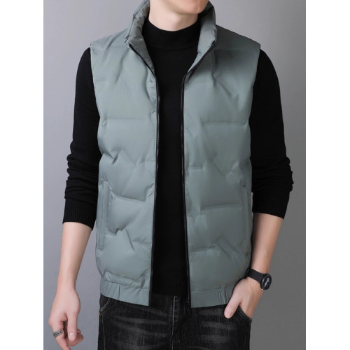 羅矇冬季羽絨服男輕薄白鴨絨保暖立領坎肩無袖背心男士修身外套潮 羅矇冬季羽絨服男輕薄白鴨絨保暖立領坎肩無袖背心男士修身外套潮