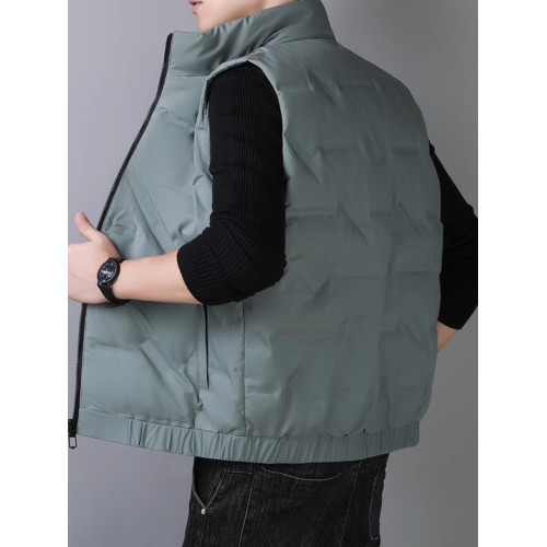 羅矇冬季羽絨服男輕薄白鴨絨保暖立領坎肩無袖背心男士修身外套潮 羅矇冬季羽絨服男輕薄白鴨絨保暖立領坎肩無袖背心男士修身外套潮