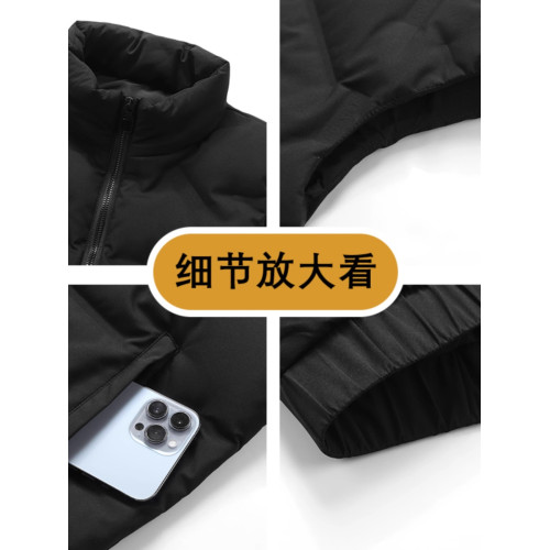 羅矇冬季羽絨服男輕薄白鴨絨保暖立領坎肩無袖背心男士修身外套潮 羅矇冬季羽絨服男輕薄白鴨絨保暖立領坎肩無袖背心男士修身外套潮