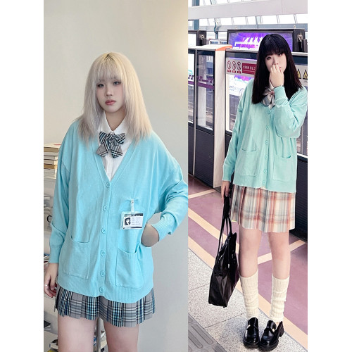 200斤大碼jk開衫學院風套裝日系毛衣校園外套針織衫毛線外衣毛衫 200斤大碼jk開衫學院風套裝日系毛衣校園外套針織衫毛線外衣毛衫