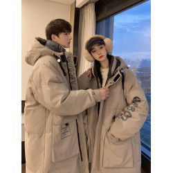 90白鴨絨長款羽絨服男女過膝冬季極寒保暖加厚寬松情侶潮牌外套