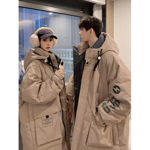 90白鴨絨長款羽絨服男女過膝冬季極寒保暖加厚寬松情侶潮牌外套 90白鴨絨長款羽絨服男女過膝冬季極寒保暖加厚寬松情侶潮牌外套