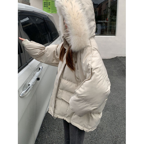 設計感2025新款毛領加厚羽絨服冬季派克服棉襖麵包服連帽外套ins 設計感2025新款毛領加厚羽絨服冬季派克服棉襖麵包服連帽外套ins