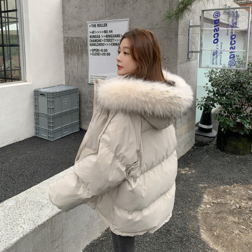 設計感2025新款毛領加厚羽絨服冬季派克服棉襖麵包服連帽外套ins 設計感2025新款毛領加厚羽絨服冬季派克服棉襖麵包服連帽外套ins