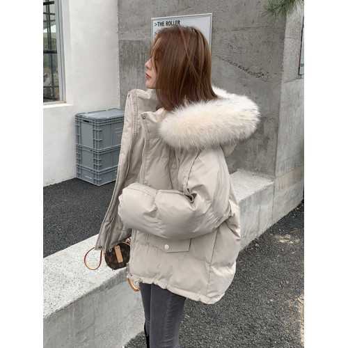 設計感2025新款毛領加厚羽絨服冬季派克服棉襖麵包服連帽外套ins 設計感2025新款毛領加厚羽絨服冬季派克服棉襖麵包服連帽外套ins