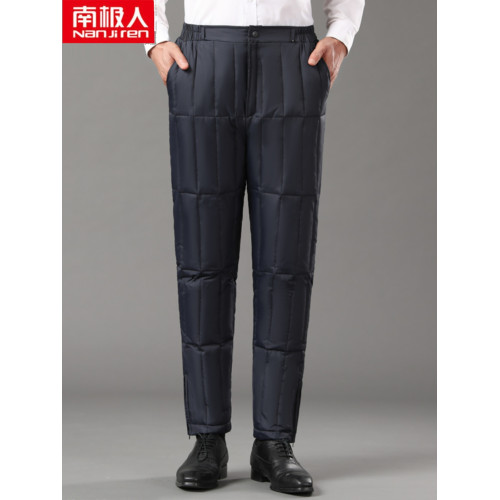 南極人羽絨褲男內外穿中老年高腰冬季加厚保暖內膽男老人羽絨棉褲 南極人羽絨褲男內外穿中老年高腰冬季加厚保暖內膽男老人羽絨棉褲