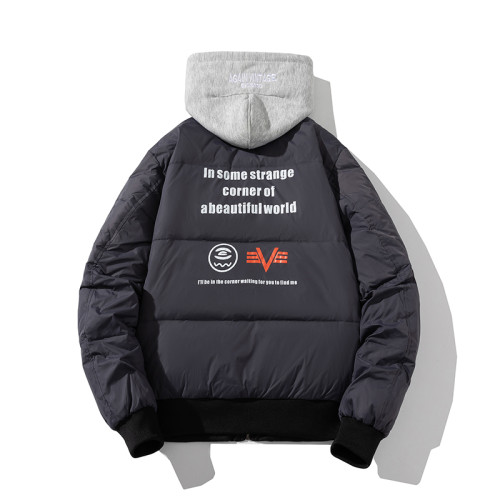 NASA聯名潮牌羽絨服男女同款短款兩雙面穿冬季加厚情侶棒球服外套 NASA聯名潮牌羽絨服男女同款短款兩雙面穿冬季加厚情侶棒球服外套