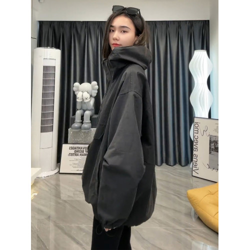 巨好看夾棉沖鋒衣外套女秋冬爆款2025新款韓系chic休閒寬松防風衣