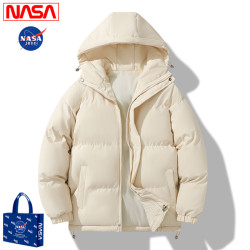 奧萊精品情侶羽絨棉服男2025冬棉服寬松加厚保暖男女連帽棉衣外套