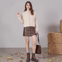 【男女款】撤標撤櫃！2025新款時尚簡約百搭輕薄短款圓領羽絨服