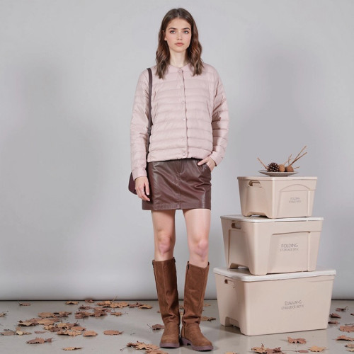 【男女款】撤標撤櫃！2025新款時尚簡約百搭輕薄短款圓領羽絨服