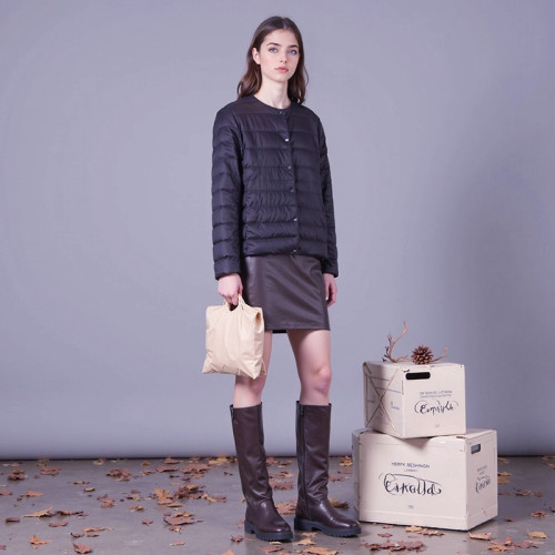 【男女款】撤標撤櫃！2025新款時尚簡約百搭輕薄短款圓領羽絨服