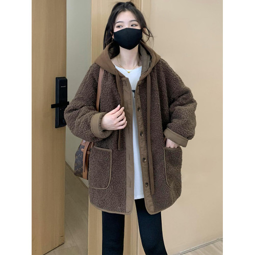 羊羔毛外套女秋冬2025新款爆款高級感超好看搖粒絨加厚棒球服上衣 羊羔毛外套女秋冬2025新款爆款高級感超好看搖粒絨加厚棒球服上衣