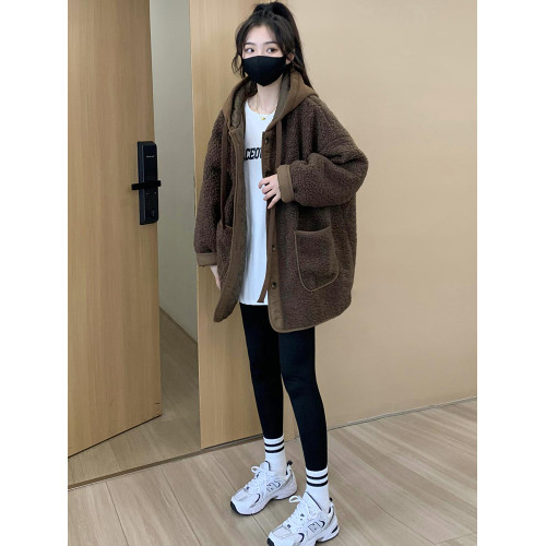 羊羔毛外套女秋冬2025新款爆款高級感超好看搖粒絨加厚棒球服上衣 羊羔毛外套女秋冬2025新款爆款高級感超好看搖粒絨加厚棒球服上衣