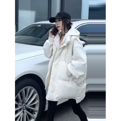 工裝羽絨馬甲外套男女同款2025新款冬寬松加厚白鴨絨中長款羽絨服 工裝羽絨馬甲外套男女同款2025新款冬寬松加厚白鴨絨中長款羽絨服