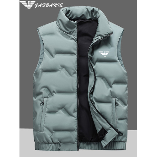 奧特萊斯男士高級羽絨馬甲外穿秋冬季保暖白鴨絨無帽立領男裝外套 奧特萊斯男士高級羽絨馬甲外穿秋冬季保暖白鴨絨無帽立領男裝外套