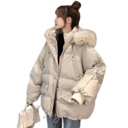 羽絨服女小衆新款洋氣時尚冬季加厚2025年女神範女款爆款小個子棉