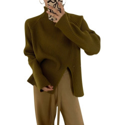 高領毛衣女秋冬高級感內搭顯瘦打底衫港味chic上衣冬裝2026年新款