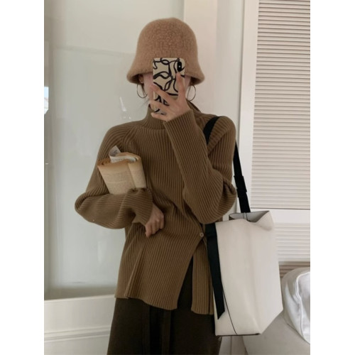 高領毛衣女秋冬高級感內搭顯瘦打底衫港味chic上衣冬裝2026年新款