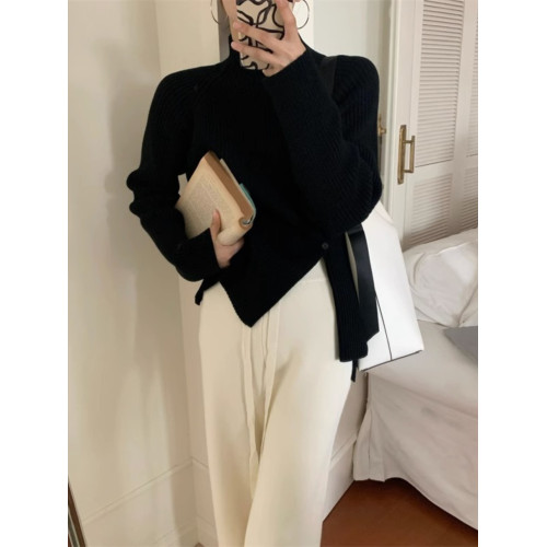 高領毛衣女秋冬高級感內搭顯瘦打底衫港味chic上衣冬裝2026年新款