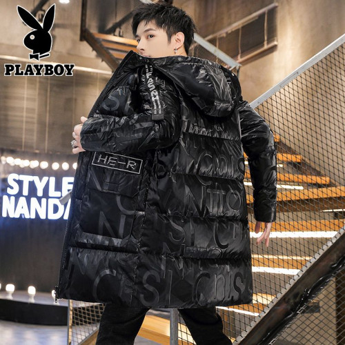 花花公子羽絨服男士中長款2025冬季新款潮流棉衣冬款亮面羽絨棉服 花花公子羽絨服男士中長款2025冬季新款潮流棉衣冬款亮面羽絨棉服