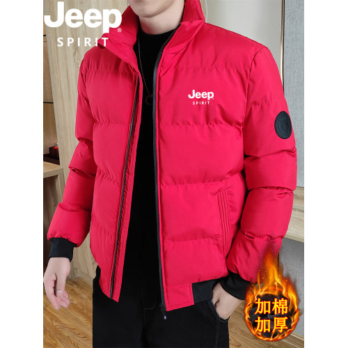 JEEP吉普羽絨棉服男冬季加厚保暖立領外套中青年時尚潮牌大碼棉衣 JEEP吉普羽絨棉服男冬季加厚保暖立領外套中青年時尚潮牌大碼棉衣