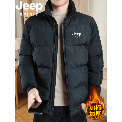 JEEP吉普羽絨棉服男冬季加厚保暖立領外套中青年時尚潮牌大碼棉衣 JEEP吉普羽絨棉服男冬季加厚保暖立領外套中青年時尚潮牌大碼棉衣