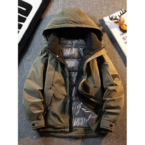 HPCP加厚防風沖鋒衣外套男士秋冬潮牌保暖白鴨絨羽絨服外套男冬季 HPCP加厚防風沖鋒衣外套男士秋冬潮牌保暖白鴨絨羽絨服外套男冬季